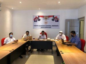 KONI Kepri Bersama Dispora dan Polda Kepri Gelar Rakor Pengamanan Atlet PON di Papua