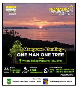 Wisata Batam Bergeliat, Nomadic Community Fiesta Tanam Bakau Bersama Komunitas Ekspatriat di Nongsa