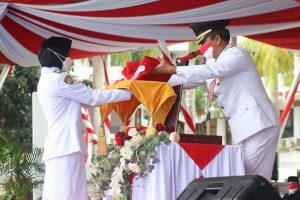 Upacara Peringati #HUTRI76 di Kota Batam Berlangsung Khidmat