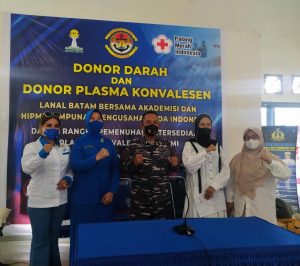 TNI AL Kota Batam Gelar Donor Darah, Diikuti 125 Orang Pendonor