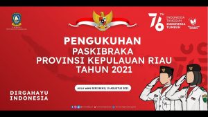 LIVE STREAMING : Pengukuhan Paskibraka Provinsi Kepri Tahun 2021