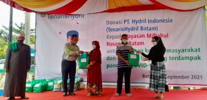 PT Tenaris Hydril Indonesia Salurkan 500 Paket Lebih Sembako Pada Warga Batubesar Kota Batam