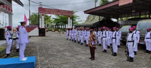 Purna Tugas Prajurit Yonmarhanlan IV Tanjungpinang, Terima Tali Asih