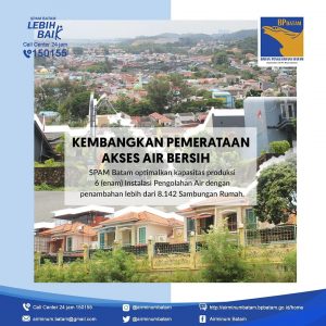 SPAM Batam Maksimalkan Kapasitas Produksi Instalasi Pengolahan Air Hingga 3.450 liter Per Detik
