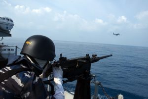 TNI AL Menembak Jatuh Pesawat Tak Dikenal di Atas Perairan Indonesia