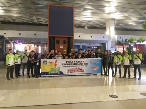 Tim Futsal Kepri Tiba di Mimika Papua, Dijadwalkan Rabu Ini  Latihan Perdana
