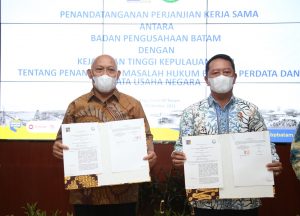 BP Batam Tandatangani Kerja Sama Dengan Kejati Kepri, Sinergitas Penanganan Bidang Hukum Perdata