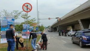 Cegah Kecelakaan di Laluan Madani, Pemko Batam Tambah Rambu Lalu Lintas