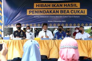 Hibah 5,28 Ton Ikan Dari Bea Cukai Batam  Akan dibagikan Ke Panti Asuhan