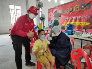 Jelang Tahun Baru 2022, Binda Kepri Lanjutkan Vaksinasi Untuk Anak Usia 6-11 Tahun
