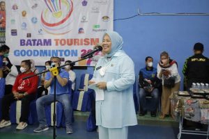 Marlin Agustina Buka Batam Tourism Goodminton 2021
