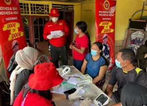 Masyarakat Pemukiman Rumah Liar Kampung Nanas Batam Ikuti Vaksinasi yang Digelar Binda Kepri