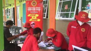 Santri Pondok Pesantren Hidayatullah Kota Batam, Jalani Vaksinasi Binda Kepri