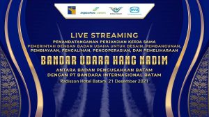 LIVE STREAMING : BP Batam Teken Kerjasama Dengan PT Bandara Internasional Batam Untuk Kelola Bandar Hang Nadim Batam