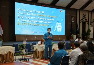 Dimulai Hari Ini, BP Batam Gelar Vaksinasi Booster Bagi Para Pegawai