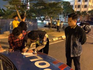 Gagalkan Aksi Balap Liar, Kasat Lantas Polresta Barelang Pimpin Langsung Razia Balap Liar