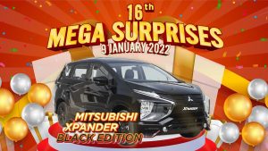 LIVE STREAMING : Undian 16 th Mega Suprise Mobil Mitsubshi Xpander Blackstone di  Mega Mall Batam