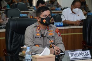 Wakapolda Kepri Hadiri Rakornas Penanggulangan Bencana oleh BNPB Secara Virtual