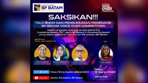 Promosikan Batam, Kantor Perwakilan BP Batam di Jakarta Adakan Voice Over Competition Dua Bahasa