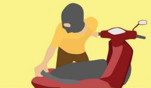 Motor Mio di Kavling Lama Sagulung Digondol Maling, Kunci Ganda Dimotor Tidak Mempan