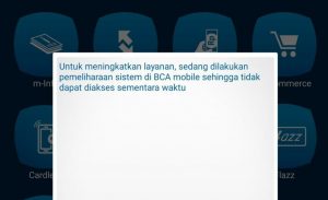 Layanan M-banking BCA Eror, BCA Minta Maaf