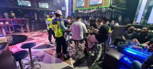 Satpomau Lanud Hang Nadim Razia Tempat Hiburan Malam di Kota Batam