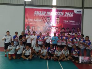 Event Smash Indonesia 2022, Pertandingan Badminton yang Menjadi Ajang Silaturahmi JMSI dan Tiga Jenderal Polisi