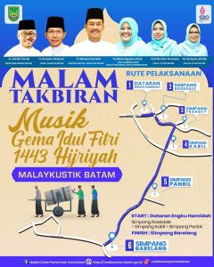 Pemko Batam Akan Gelar Pawai Takbir dan Musik Religi