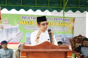 Amsakar Achmad hadiri Peletakan Batu Pertama Pembangunan Masjid di Perumahan Yafindo Residence