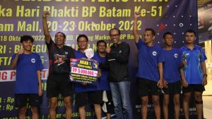 Hari Bakti ke-51, BP Batam Sukses Gelar Turnamen Tenis Meja