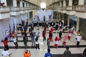 Peduli Kesehatan Pelanggan, PLN Batam Gelar Senam Sehat