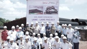 Kepala BP Batam Lakukan Pelepasan Pipa Buatan Batam, Dukung Proyek Strategis Presiden di Lawe-Lawe