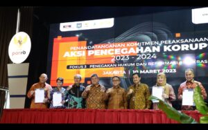 BP Batam Teken Komitmen Pelaksanaan Aksi Pencegahan Korupsi Bersama 18 Kementerian Lembaga