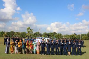 TNI AU di Batam Gelar Upacara Peringati HUT TNI AU ke-77 Tahun 2023 di Mako Lanud Hang Nadim