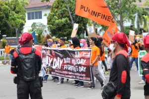 Aksi Peringati Hari Buruh 2023 di Kota Batam Berjalan Lancar