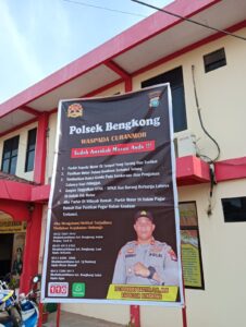 Waspada Curanmor, Kapolsek Bengkong Ingatkan Warga lewat Baliho Imbauan