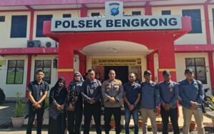 Silahturahmi dan Kordinasi Kapolsek Bengkong bersama PPK dan Panwascam Wujudkan Pemilu 2024 Aman