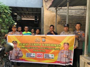 Jumat Curhat Polsek Bengkong bersama Warga Kelurahan Sadai