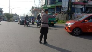Cegah Kemacetan dan Gangguan Kejahatan C3, Posek Bengkong Rutin Strong Point