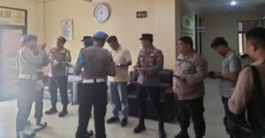 Tingkatkan Kedisiplinan Anggota, Tim Propam Polda Kepri Gelar Gaktibplin di Polsek Bengkong
