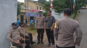 Kapolsek Bengkong Pimpin Pengamanan Giat Kampanye Caleg DPRD RI Dapil 4 Partai Gelora di Bengkong Kota Batam