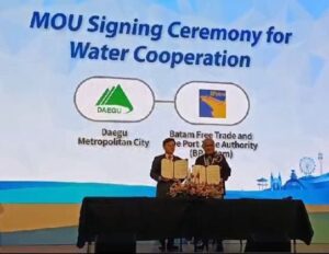 BP Batam dan Daegu Korea Selatan Jalin Kerjasama Pengelolaan Air