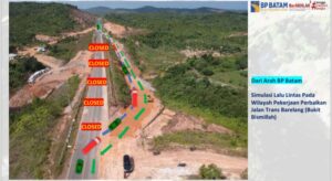 PENGUMUMAN! Ada Perbaikan Jalan Trans Barelang Bukit Bismillah, Jalan Ditutup Estimasi 1.5 Bulan