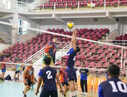 Tim Bola Voli Putra BP Batam Gelar Laga Persahabatan Melawan Lanud Hang Nadim