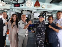 BP Batam – TNI AL Jalin Silaturahmi di Atas KRI Bung Tomo 357