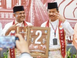 Pilgub Kepri 2024 , Pasangan Muhammad Rudi – Aunur Rafiq Resmi Nomor Urut 2