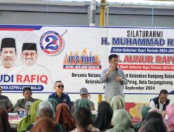 Salam Dua Jari, Masyarakat Tanjungpinang Komitmen Menangkan H. Muhammad Rudi di Pilgub Kepri