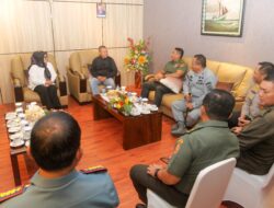 Plt Gubernur Marlin Bersama Forkopimda Jemput Kedatangan Pangkogabwilhan I