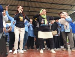 Warga Sagulung Antusias Senam Sehat Bersama Calon Wakil Walikota Batam Li Claudia Chandra