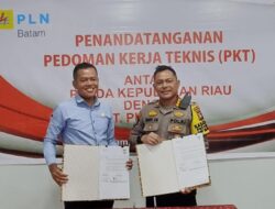 Jaga Keamanan Infrastuktur Kelistrikan, PLN Batam dan Ditpamobvit Polda Kepri Tandatangani Pedoman Kerja Teknis